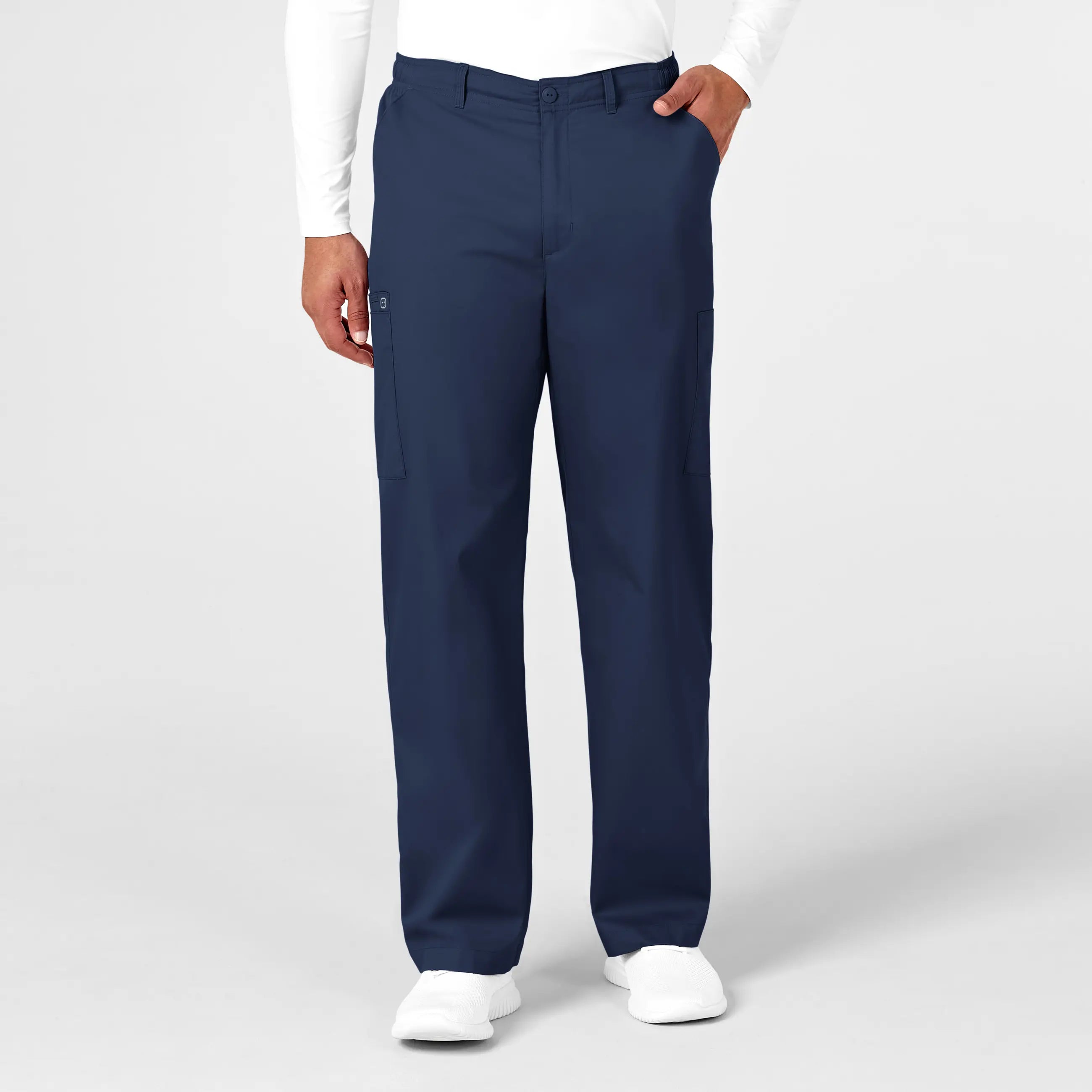 Price Rollback Wink Men's WonderWORK Cargo Scrub Pant - Navy