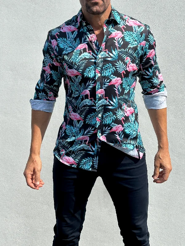 Limited Stock Flamingo Party Shirt- Small Batch #506