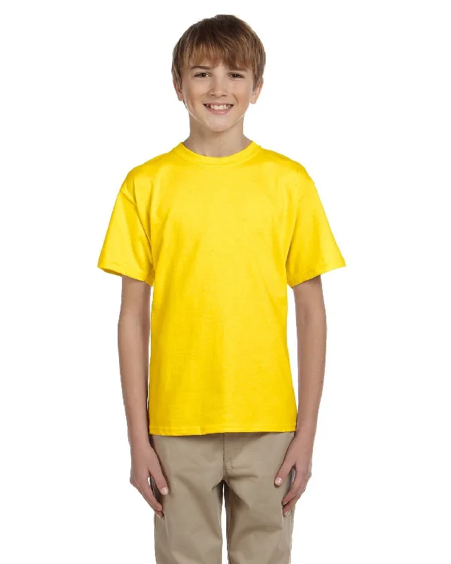 Weekend Steals Await Fruit of the Loom Youth T-Shirt | Yellow