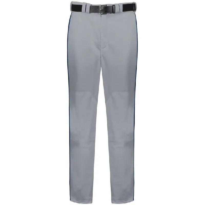 Super Deal Piped Diamond Series Grey-Navy Baseball Pant
