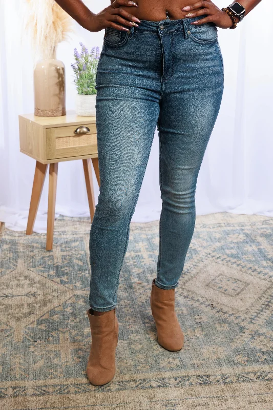 Weekend Specials to Celebrate Vintage Wash Judy Blue Tummy Control Jeans