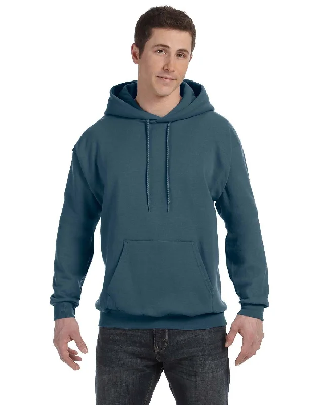 Low Cost Hanes 50/50 Hoodie Sweatshirt | Denim