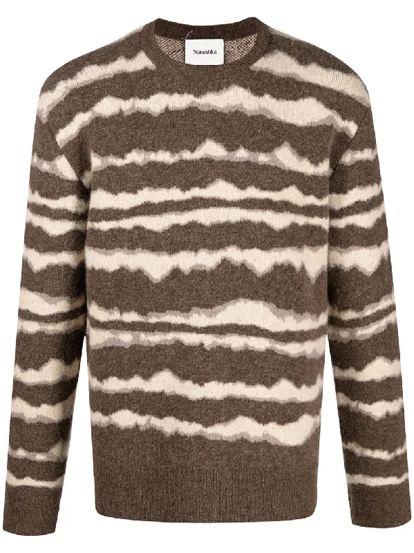 Weekend-Only Price Drops Abstract Stripe Jumper