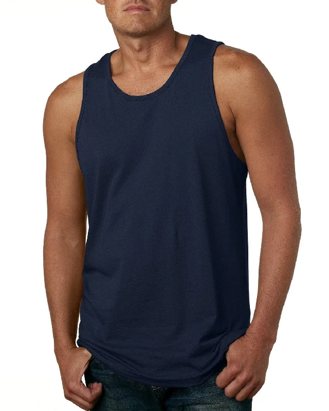 Midnight Sale Next Level Mens Cotton Tank | Midnight Navy