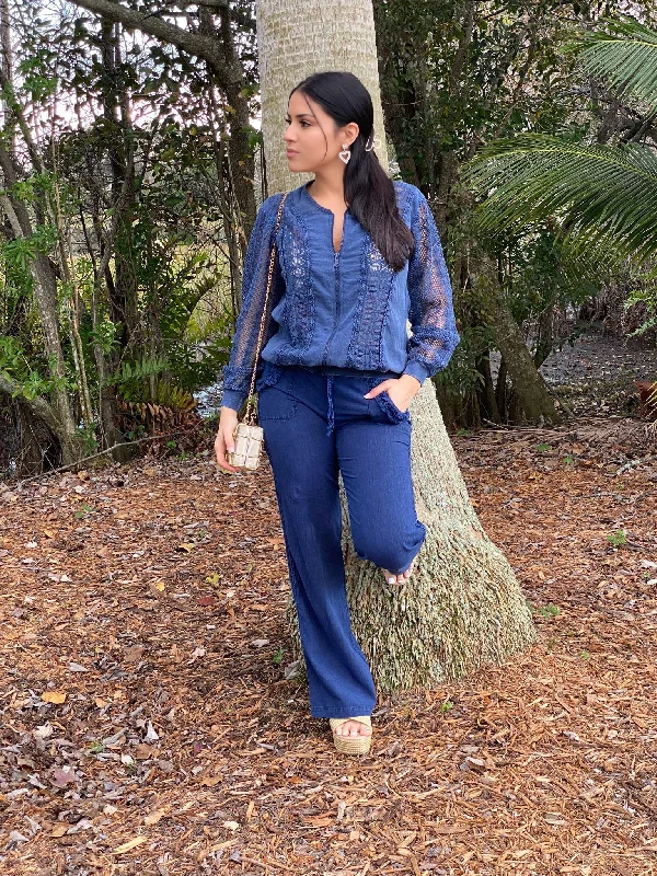 Weekend Bargains to Love BALI PANTS (White, Midnight Blue, Fossil Gray)