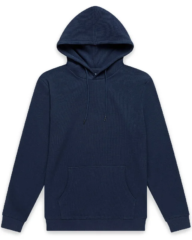 Weekend Deals That Impress Waffle Knit Pullover Hoodie