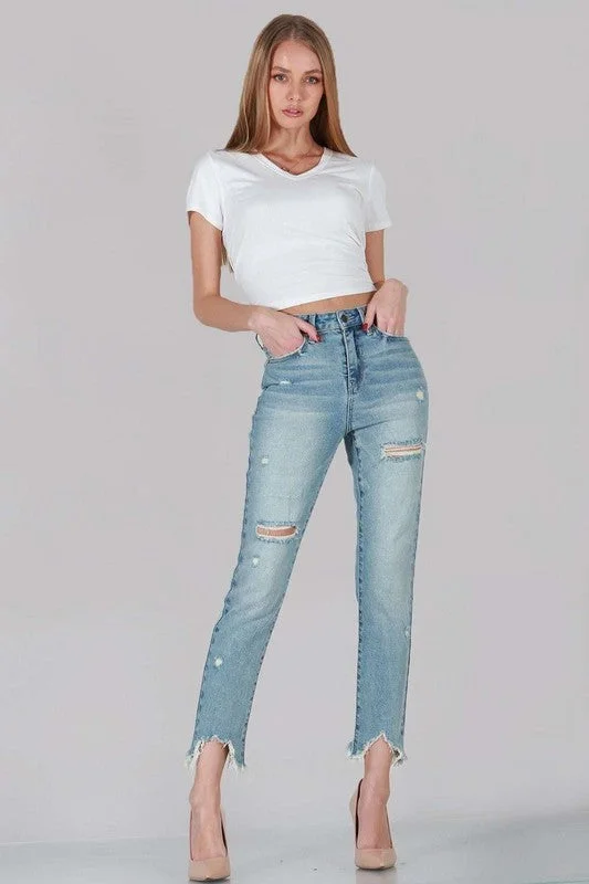 Don't Wait Mid Rise Relaxed Skinny