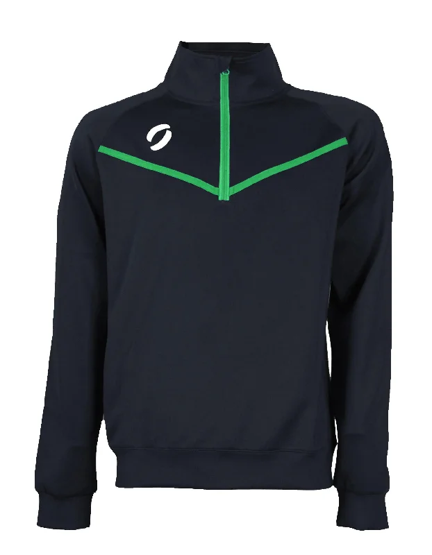 Shop and Save 1/4 Zip Training Jumper - black/green