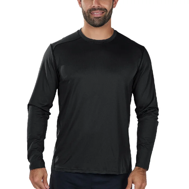 Weekend Bargains to Relish Men's Vortex Vent™ Cooling Crew Neck Long Sleeve T-Shirt - CLOSEOUT