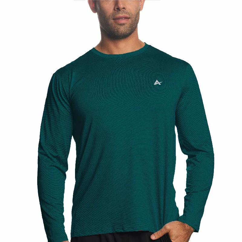 Unbeatable Deal Men's Cooling Crew Neck Long Sleeve T-Shirt