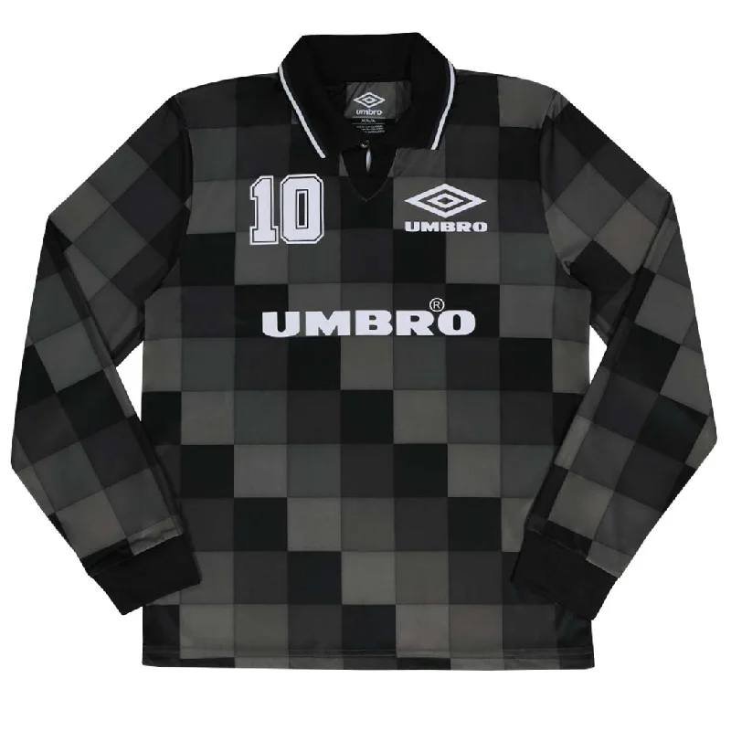Flash Deals Umbro - Men's Retro 90s Long Sleeve Jersey (HUUM1UBFS UAU)