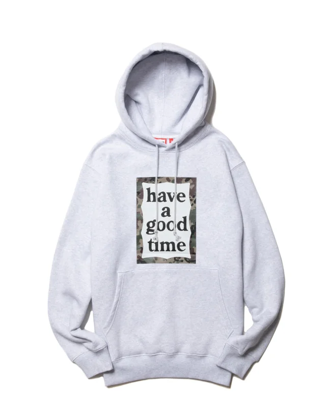 Hurry In CAMO FRAME PULLOVER HOODIE FL