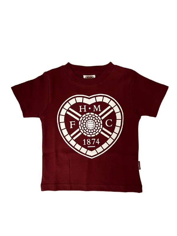Take Action 2024/25 Maroon T-Shirt - Large White Crest