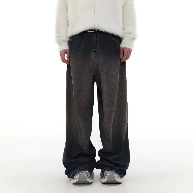 TIME-Limited Offer Color Fade Drapey Jeans