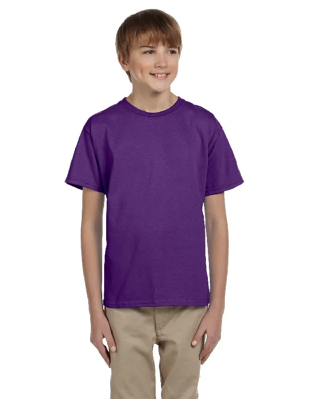 Price Drop Gildan Ultra Cotton Youth Heavyweight T-Shirt | Purple