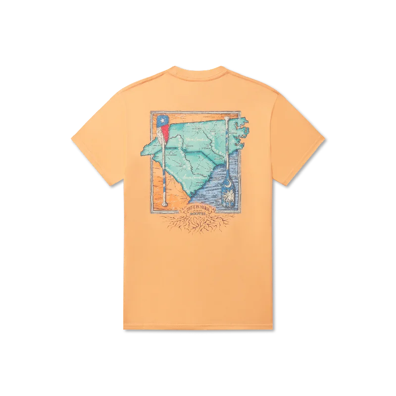 Stock Clearance River Route Collection Tee - North Carolina & South Carolina