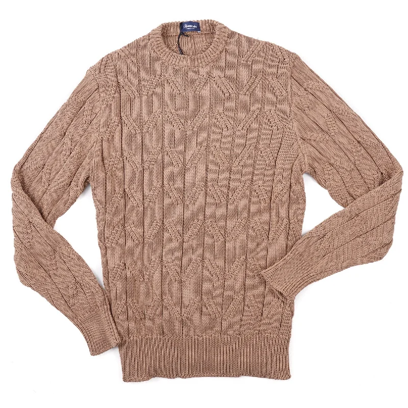 Weekend Wonders Await! Drumohr Cable Knit Cotton Sweater