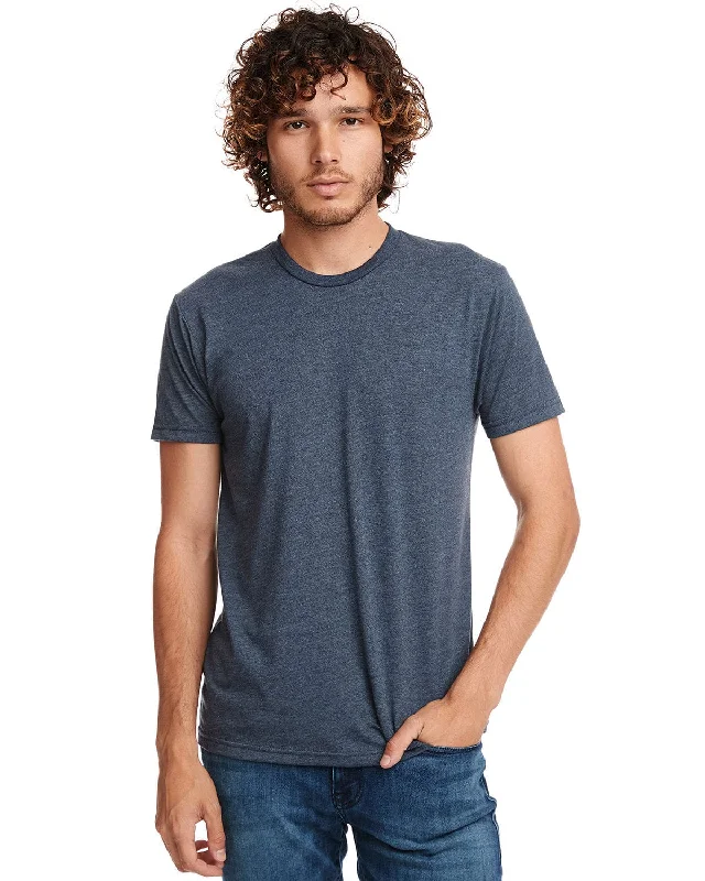 Don't Miss Next Level Mens Triblend Crew Tee | Indigo