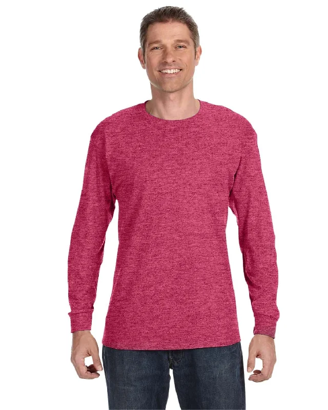 Weekend Deals That Sparkle Jerzees DRI-POWER ACTIVE Long Sleeve T-Shirt | Vint Hthr Red Weekend Deals That Sparkle Jerzees DRI-POWER ACTIVE Long Sleeve T-Shirt | Vint Hthr Red
