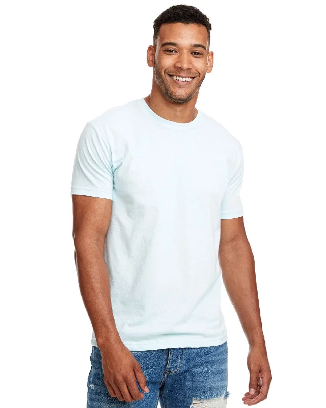 Overstock Clearance Next Level Mens CVC Crewneck Tee | Ice Blue