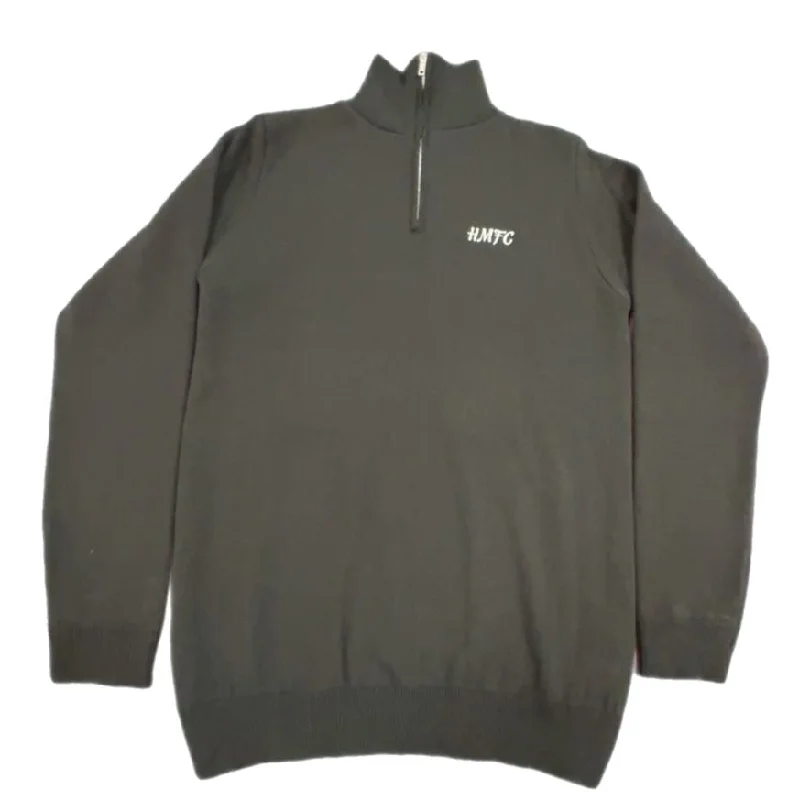 Weekend Deals That Amaze Essential HMFC Knitwear - Quarter Zip (Black)