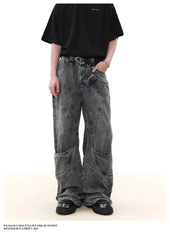 Great Bargains Baggy Washed Jeans
