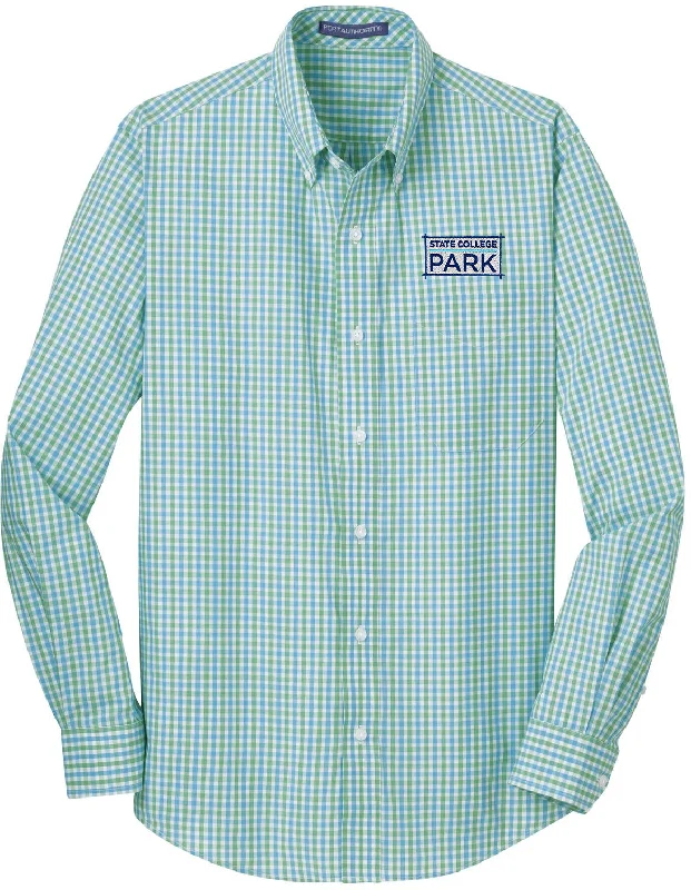 Weekend Savings Galore Port Authority Long Sleeve Gingham Easy Care Shirt