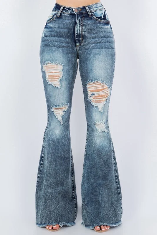 Seasonal Clearance Storm Bell Bottom Jean- 32" Inseam