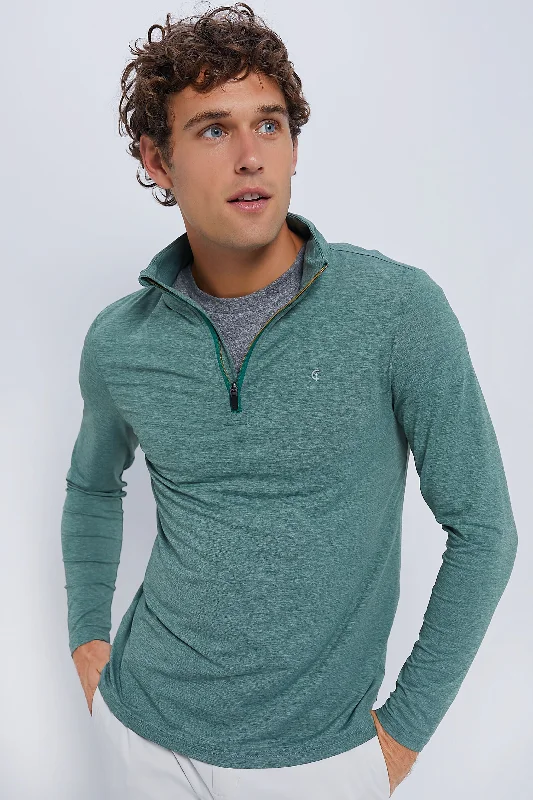 Savings Bonanza Heathered Forest Featherweight Performance Pullover