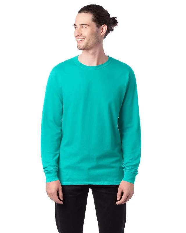 Weekend Discounts to Enjoy Hanes ComfortSoft Cotton Long Sleeve T-Shirt | Athletic Teal Weekend Discounts to Enjoy Hanes ComfortSoft Cotton Long Sleeve T-Shirt | Athletic Teal