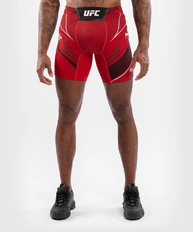 Online Exclusive UFC Venum Authentic Fight Night Men's Vale Tudo Shorts - Long Fit - Red
