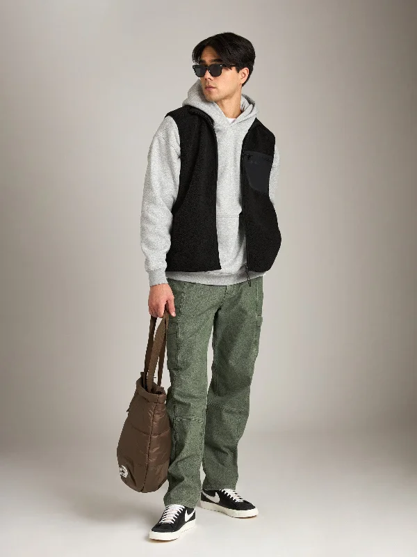Now or Never Reverse Weave Oversized Pullover Hoody