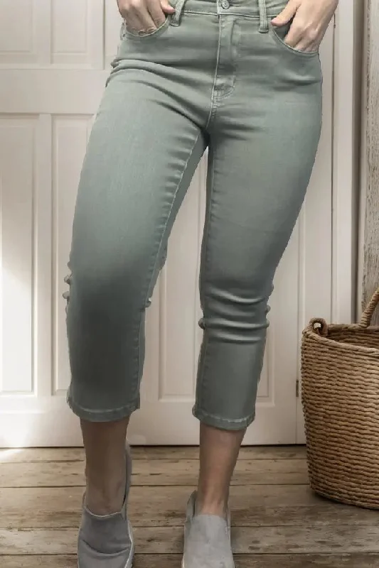 Weekend Savings Spree Sage.A.Licious Judy Blue Capris