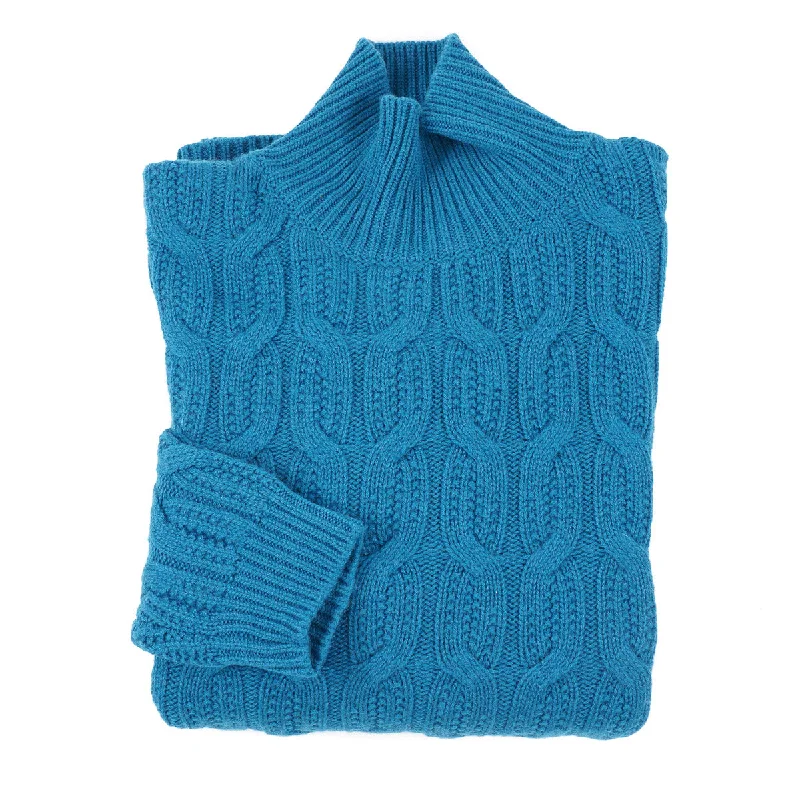Holiday Sale Drumohr Thick Cable Knit Cashmere Sweater