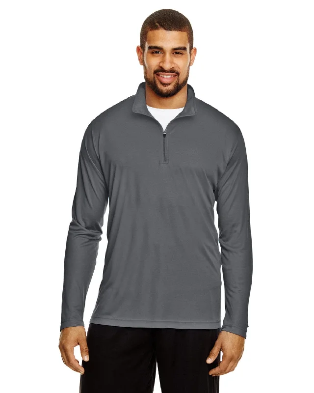 Reduced Rates Team 365 Mens Zone Performance Quarter-Zip | Sport Graphite