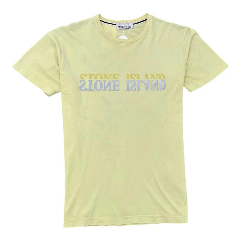 Bonus Savings Men's Logo T-Shirt Yellow Size S