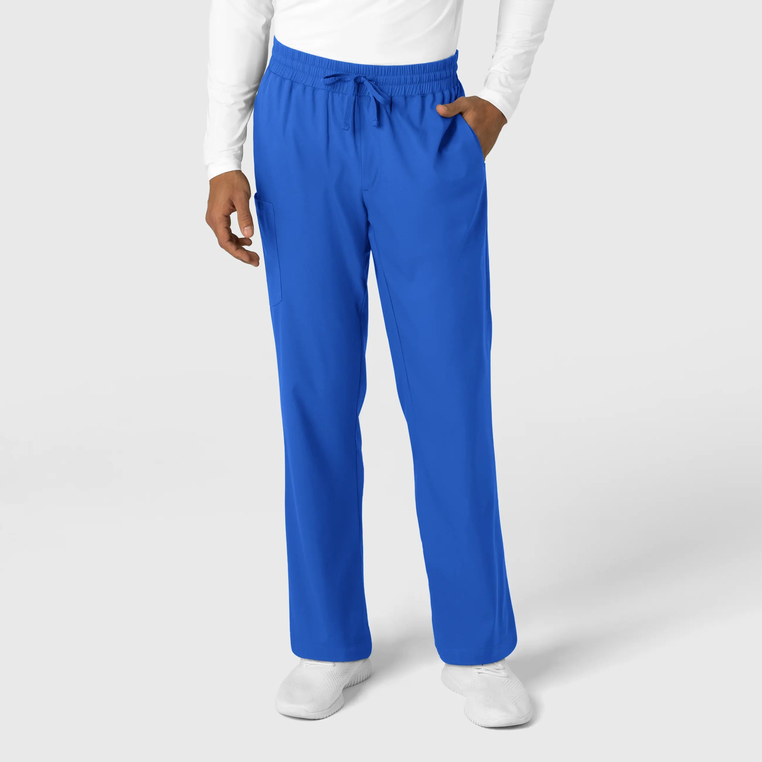 Closeout Sale Wink Men's Straight Leg Scrub Pant - Royal Blue