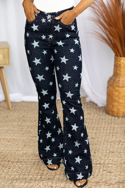 Weekend Savings Extravaganza Freedom Stars Patriotic Flare Jeans