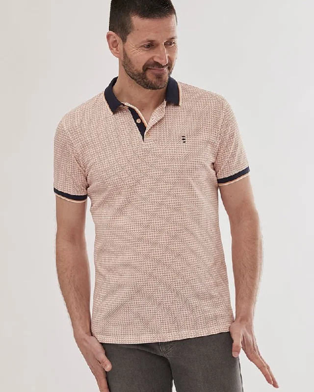 Unwind with Weekend Discounts Pique Polo Shirt with Print