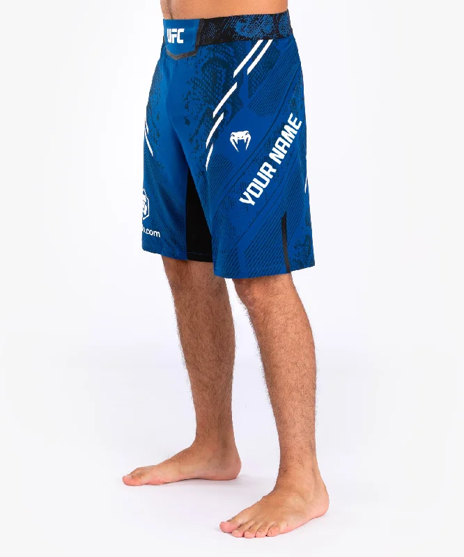 Take Advantage UFC Adrenaline by Venum Personalized Authentic Fight Night Men's Fight Short - Long Fit - Blue Take Advantage UFC Adrenaline by Venum Personalized Authentic Fight Night Men's Fight Short - Long Fit - Blue