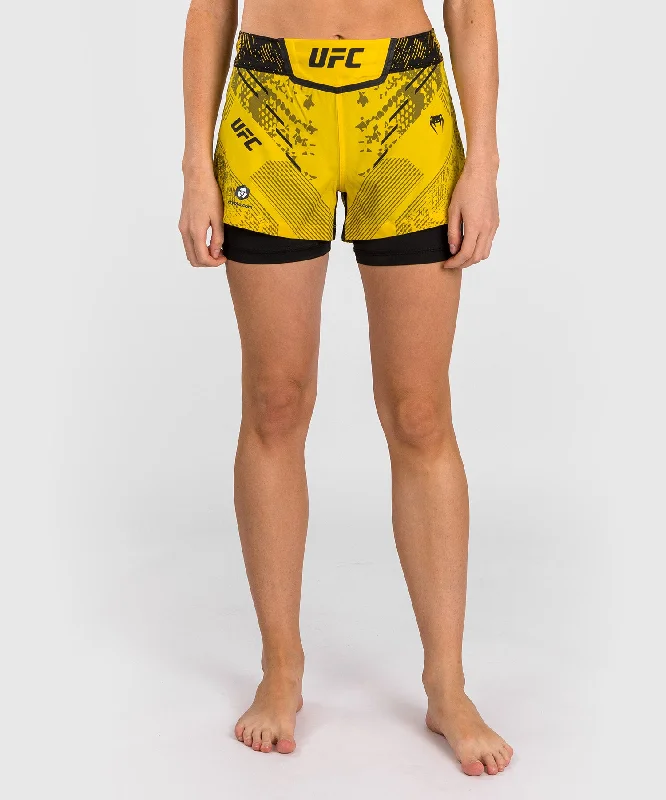 Discount Days UFC Adrenaline by Venum Authentic Fight Night Women’s Fight Short - Yellow Discount Days UFC Adrenaline by Venum Authentic Fight Night Women’s Fight Short - Yellow
