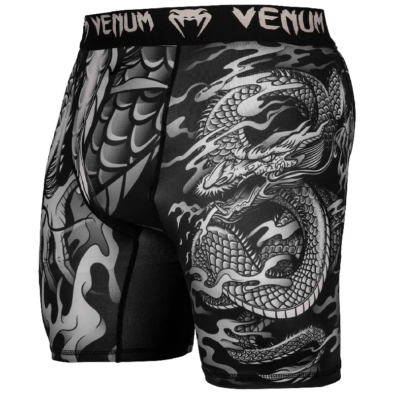 Pay Less Venum Dragon's Flight Compression Shorts - Black/Sand