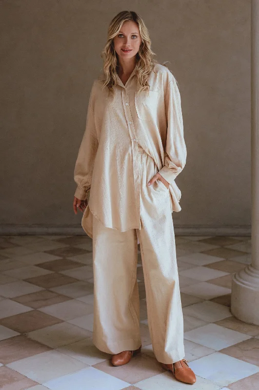 Instant Savings Calin Wide Leg Linen Pants
