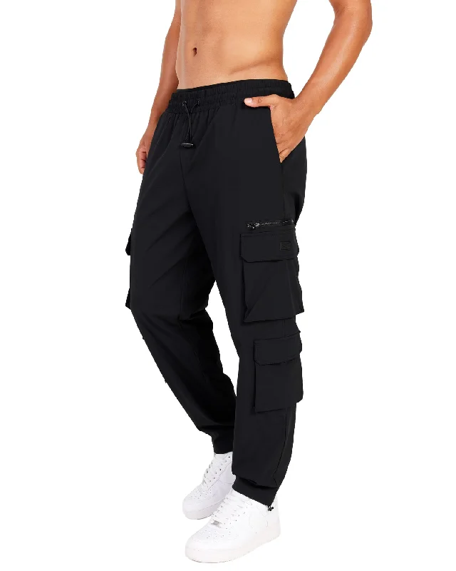 Price Buster Men's Utility Cargo Pants - Blackout