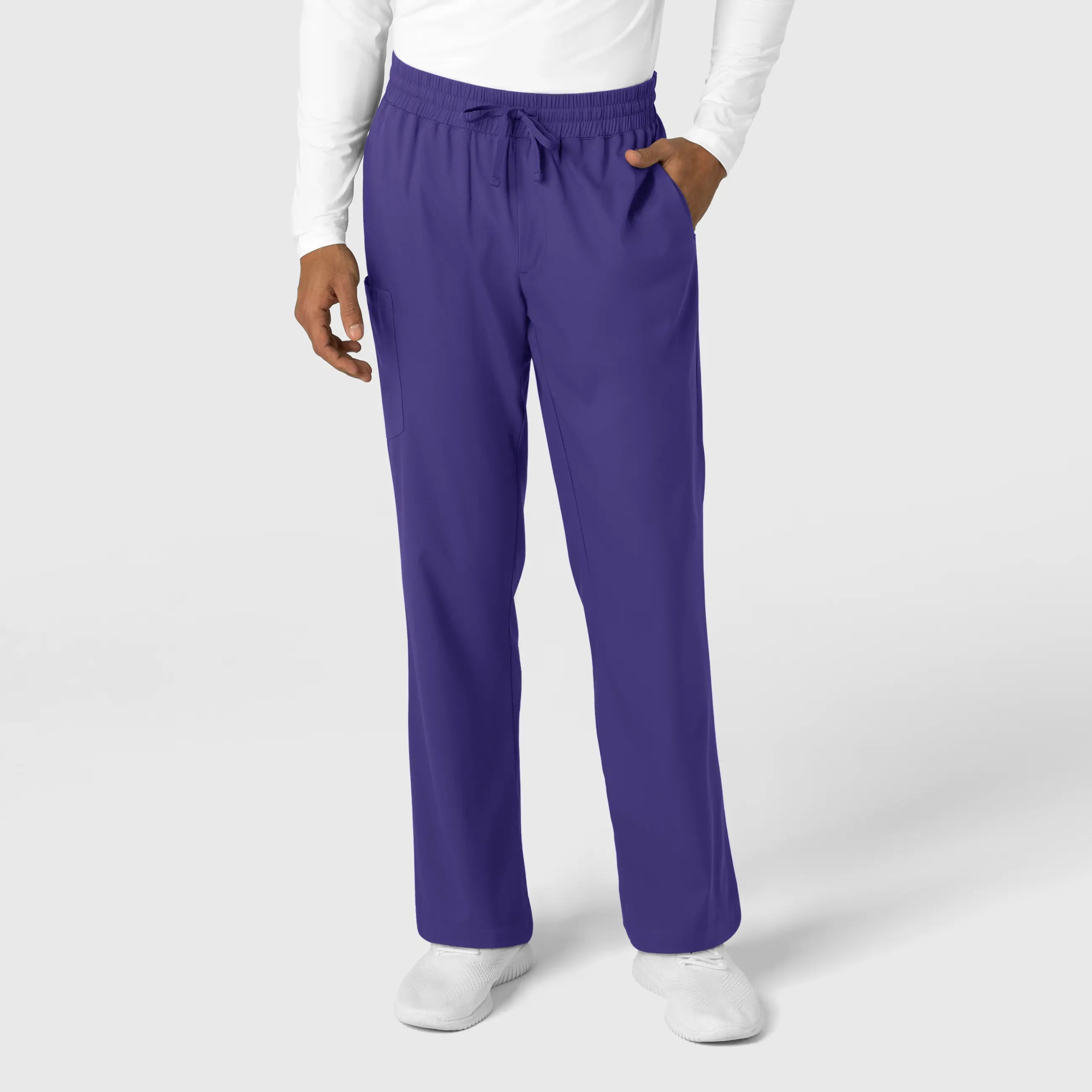 Special Promotion Wink Men's Straight Leg Scrub Pant - Grape