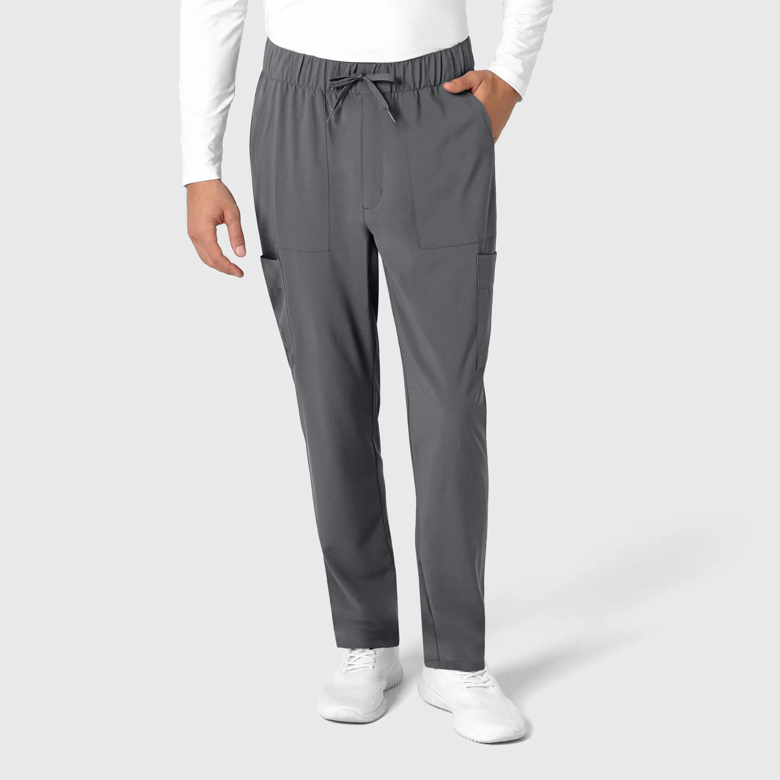 Can't Be Beat Wink Men's Tapered Scrub Pant - Pewter