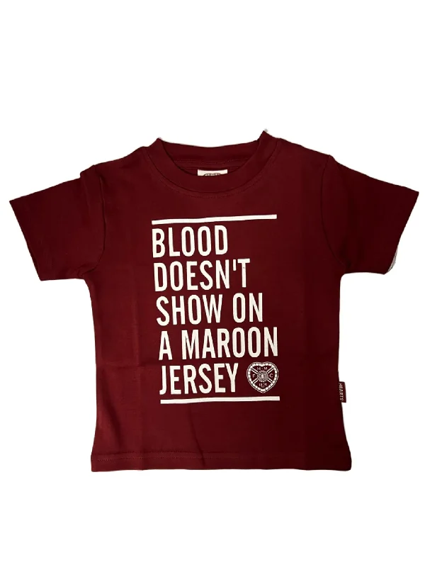Quick Deals 2024/25 Maroon T-Shirt - Blood doesn't show