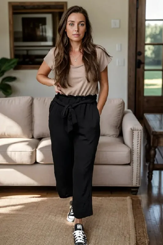Weekend Sale: Don't Miss Out Cool It - Black Culottes