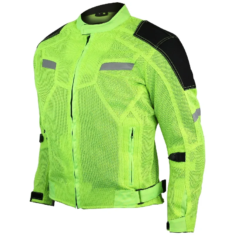 Weekend Bargains to Indulge In VL1622HG High Visibility Mesh Motorcycle Jacket with Insulated Liner and CE Armor Weekend Bargains to Indulge In VL1622HG High Visibility Mesh Motorcycle Jacket with Insulated Liner and CE Armor