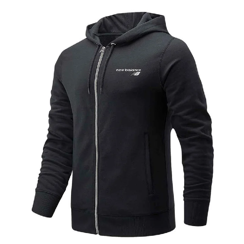 Deal Mania New Balance - Men's Full Zip Hoodie (MJ03907 BK)
